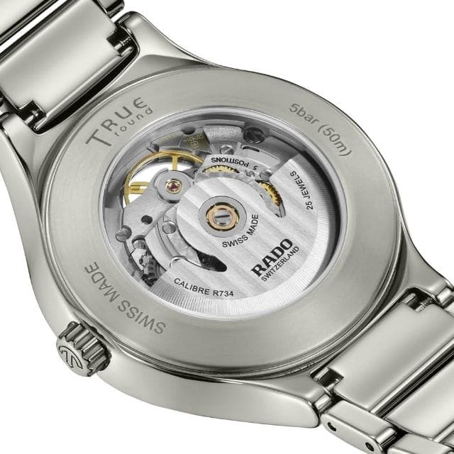 【Rado 雷達表】True Round 真系列開芯鏤空機械腕錶-40mm灰送禮推薦(R27108112)