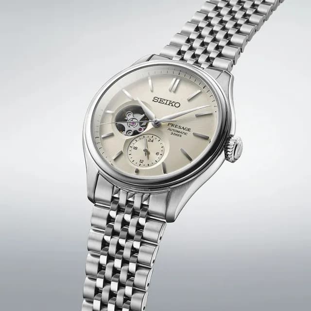 【SEIKO 精工】Presage系列 日式職人工藝 開芯機械腕錶 畢業禮物 送禮 推薦(SPB469J1/6R5J-00C0S)