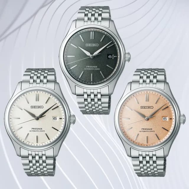 【SEIKO 精工】Presage系列 日式職人工藝 機械腕錶 七夕 情人節 禮物 送禮 推薦(三款可選)