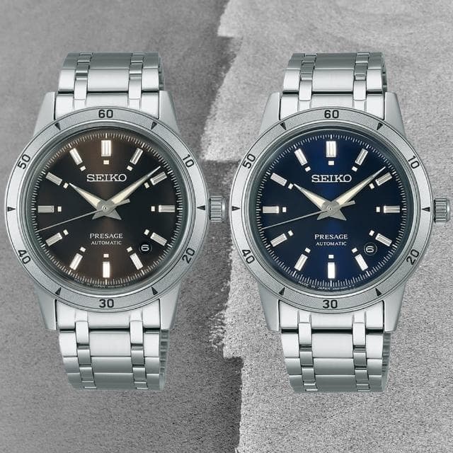 【SEIKO 精工】PRESAGE系列 Style60’s 復古風 機械腕錶 母親節 禮物 推薦(二款可選)