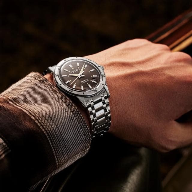 【SEIKO 精工】PRESAGE系列 Style60’s 復古風 機械腕錶 母親節 禮物 推薦(SRPL09J1/4R35-06H0U)