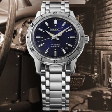 【SEIKO 精工】PRESAGE系列 Style60’s 復古風 機械腕錶 母親節 禮物 推薦(SRPL07J1/4R35-06H0B)