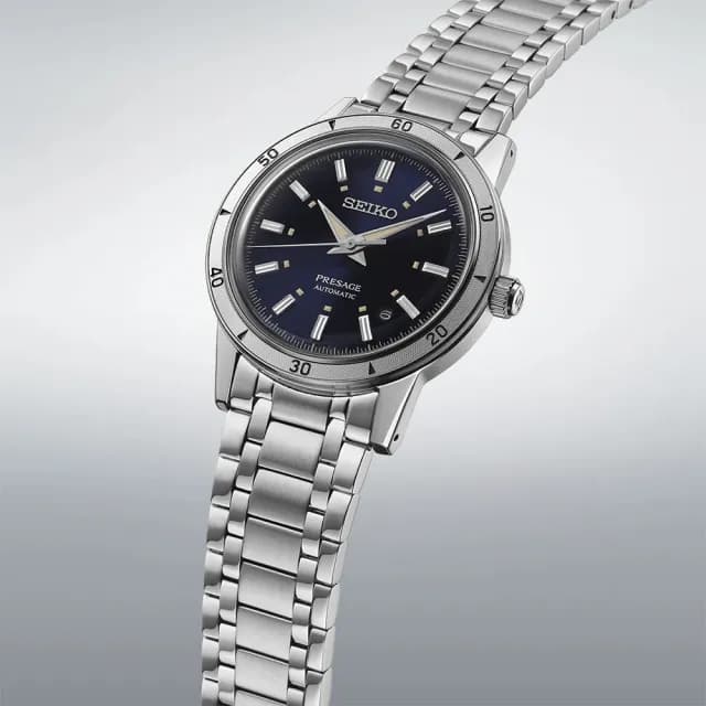 【SEIKO 精工】PRESAGE系列 Style60’s 復古風 機械腕錶 父親節 禮物 送禮 推薦(SRPL07J1/4R35-06H0B)