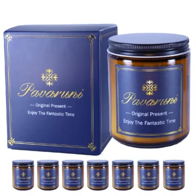 【Pavaruni】美國香氛蠟燭20種香味450g(禮盒大豆蠟植物天然精油花香木質果香生日聖誕交換女友女生情人禮物)