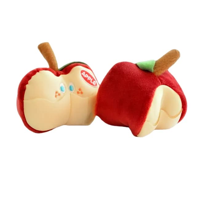 【紅紅蘋果】ins可愛蘋果啾啾藏食玩具(耐咬 寵物紓壓 漏食玩具 發聲玩具 益智 玩具球 貓咪狗狗 互動 禮物)