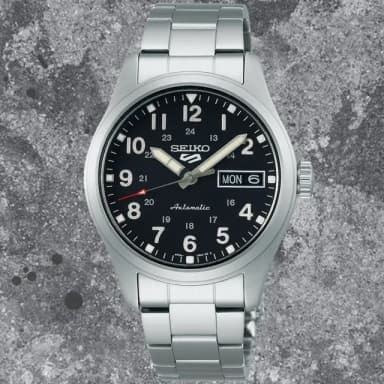 【SEIKO 精工】5 Sports系列 Lineup 復古軍風 機械腕錶 母親節 禮物 推薦(SRPJ81K1/4R36-13P0D)