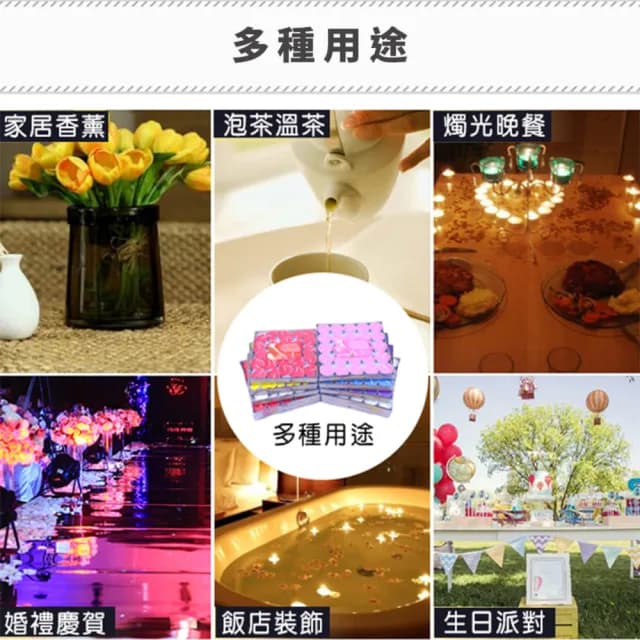 【塔克百貨】圓形小蠟燭 鋁殼蠟燭 50入 小蠟燭 無煙蠟燭 浪漫 告白求婚 生日 派對 婚禮喜慶 情人節