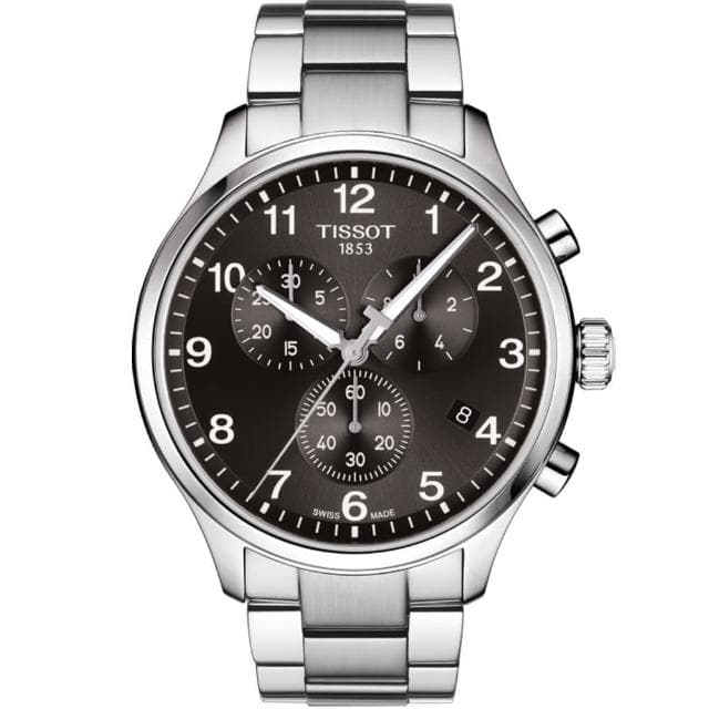 【TISSOT 天梭】Chrono XL韻馳 計時腕錶 男錶 指針錶(T1166171104701)