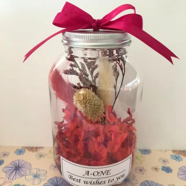 【A-ONE 匯旺】婚禮小花束 紅兔尾草 乾花瓶小夜燈 玫瑰花束 畢業永生花 結婚禮物 生日母親節 情人節 聖誕節
