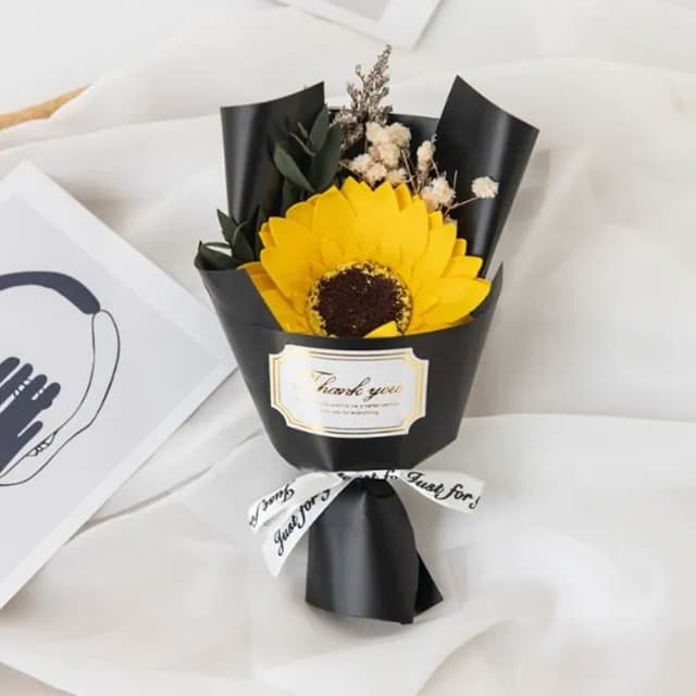 【JEN】香皂花乾燥花巴掌大小花束16*7cm(畢業典禮/節慶/生日禮物/情人節/母親節)