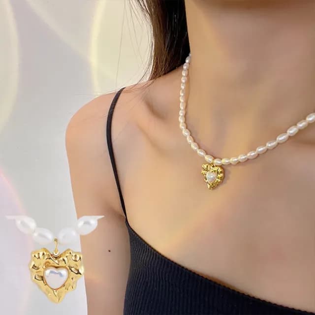 【LEESA】純銀項鍊\珍珠項鍊\金幣項鍊\小香項鍊\韓國項鍊\珍珠頸鏈\小眾項鍊\法式項鍊\生日禮物