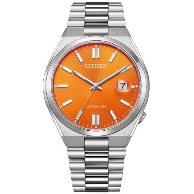 【CITIZEN 星辰】Mechanical系列 限量 時尚撞色 機械腕錶 七夕 情人節 送禮 推薦(NJ0151-88Z)