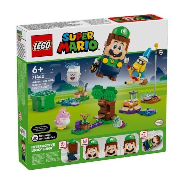【LEGO 樂高】超級瑪利歐系列 71440 與樂高路易吉一起冒險！(互動式遊戲 任天堂 主機 禮物)