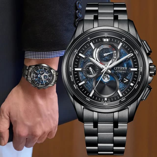 【CITIZEN 星辰】HAKUTO-R限定 電波對時 光動能腕錶 七夕 情人節 送禮 推薦(BY1008-67L)