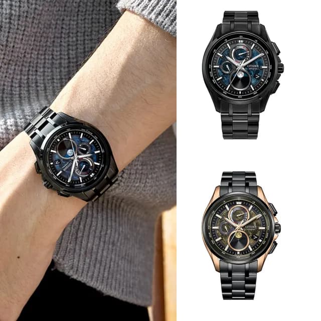 【CITIZEN 星辰】HAKUTO-R 探月計畫 鈦金屬錶 光動能錶 電波錶 禮物 推薦(BY1008-67L.BY1009-64Y)