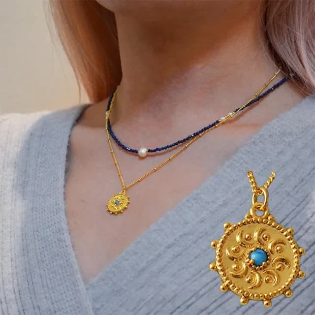 【MoonDy】情人節禮物 包包 金幣項鍊 太陽項鍊  個性項鍊 閨蜜項鍊 ins項鍊 女生項鍊 復古項鍊 寶石項鍊 韓