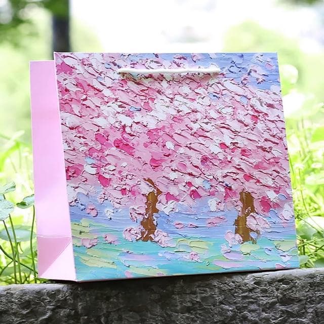 【德德小品集】禮品袋 繪夢油彩(藝文手提袋 節日禮盒 禮袋 精美男女生日花束包裝 送禮物紙袋子)