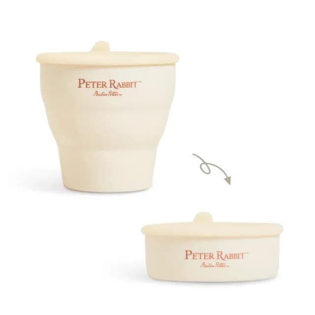 【奇哥】比得兔矽膠零食盒附蓋(零食杯/零食碗/寶寶餐具)