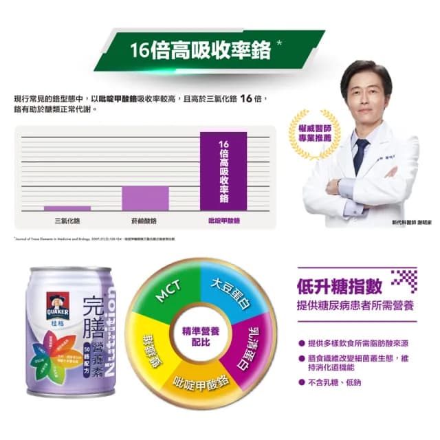 【桂格完膳】營養素50鉻配方禮盒250mlx8入x1盒(中秋節禮盒/送禮推薦)