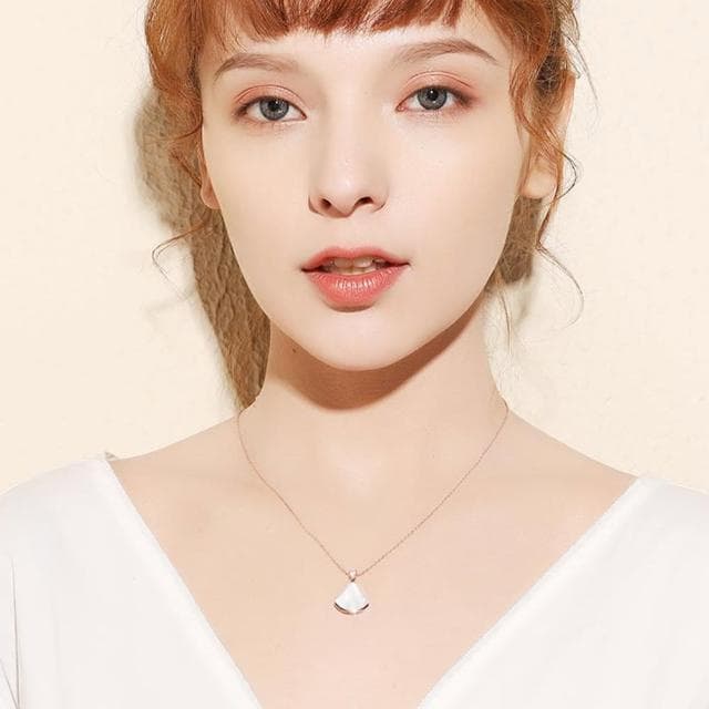 【KT DADA】韓國飾品 結婚禮物 純銀項鍊 造型珍珠項鍊 新娘飾品 情人節禮物 裝飾品 好看項鍊