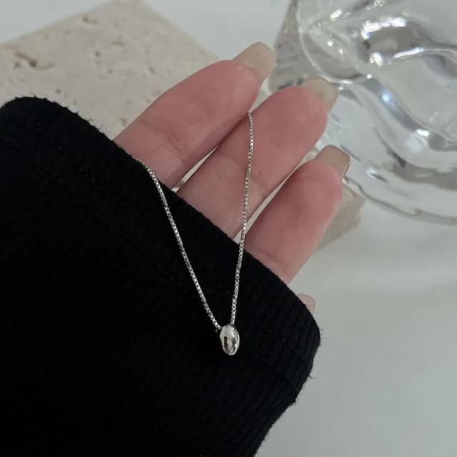 【MoonDy】情人節禮物 包包 正韓純銀項鍊 女項鍊 不掉色項鍊 正韓飾品 情人節禮物 女孩生日禮物 s925純銀項