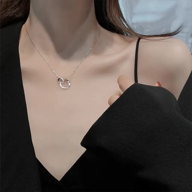 【MoonDy】包包 925純銀 銀鏈 生日禮物 鑽石項鍊 沙金項鍊 女生項鍊 歐美項鍊 銀飾項鍊 寶石鍊 項鍊