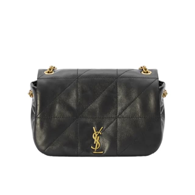 【YSL】SAINT LAURENT 4.3 Jamie Mini 迷你 羊皮 肩背包 斜背包 黑色 766754