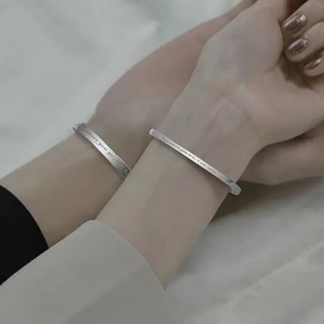 【LEEHER】女生/純銀手環/男生手環/女生手環/情侶手環/結婚禮物/高級飾品/精品裝飾品/男生禮物/