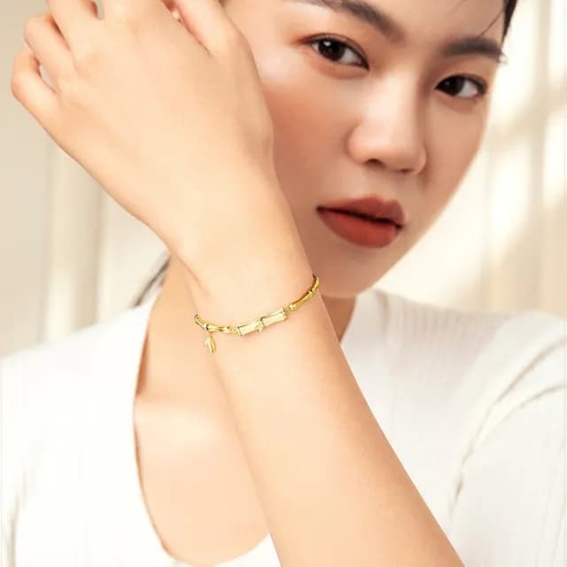 【KT DADA】雙11 包包 純銀手鍊 手鏈 寶石手鍊 竹節手鍊 猫眼石手鍊 手鍊女 平安手鍊 開運手鍊