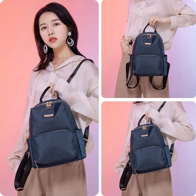 【LEEHER】情人節禮物 背包/女包包/小背包/後背包/女生包包/韓國後背包/可愛包包/百搭包包/尼龍後背包/黑色