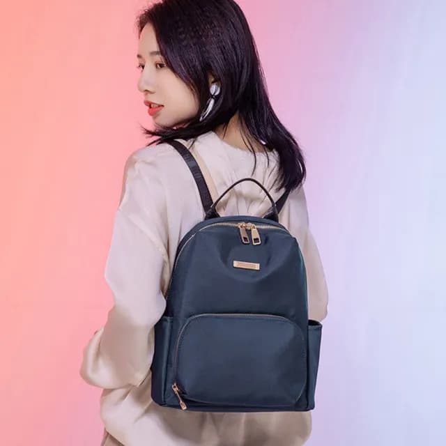【MoonDy】情人節禮物 包包 後背包 女生包包 背包 女包包 小背包 韓國後背包 可愛包包 尼龍後背包 黑色包包