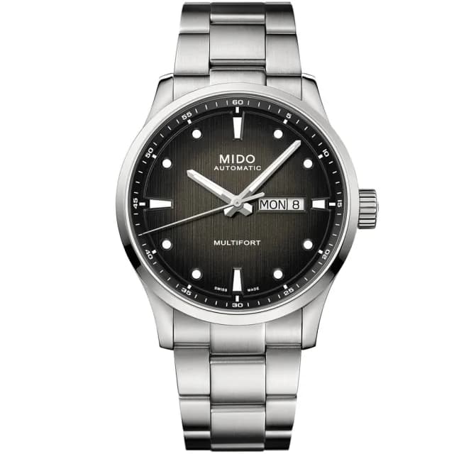 【MIDO 美度 官方授權】MULTIFORT M 先鋒 80小時動力儲存機械錶-42mm 情人節 禮物(M0384301105100)
