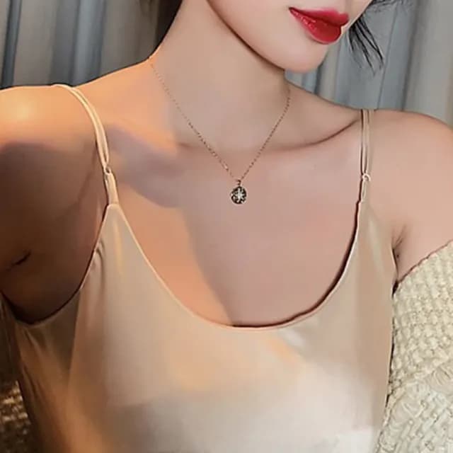 【LEEHER】情人節禮物 芒星項鍊/星星項鍊/項鍊/金幣項鍊/生日禮物女生/18k金項鍊/簡約項鍊/鎖骨鏈/INS項鍊