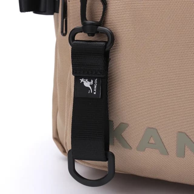 【KANGOL】雙11 情人節禮物 後背包 淺卡其  6425174531