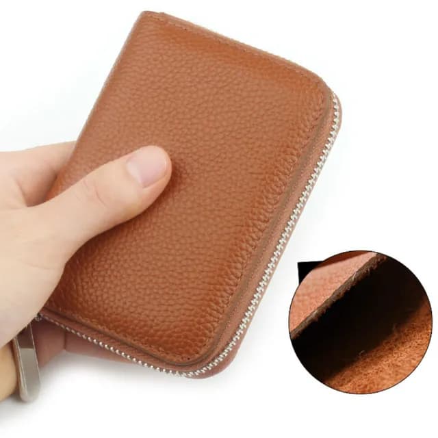 【LEEHER】錢包男/小錢包/零錢包男/拉鍊錢包/拉鍊短夾/牛皮短夾/零錢包/錢包/牛皮錢包/真