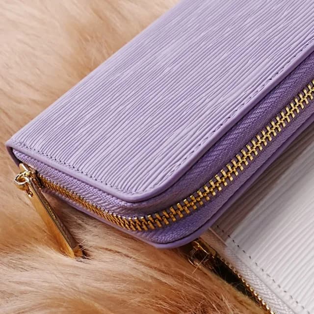 【MoonDy】雙11 包包 高品質 長夾 水波紋長夾 牛皮長夾 長夾 拉鏈長夾 女友生日禮物