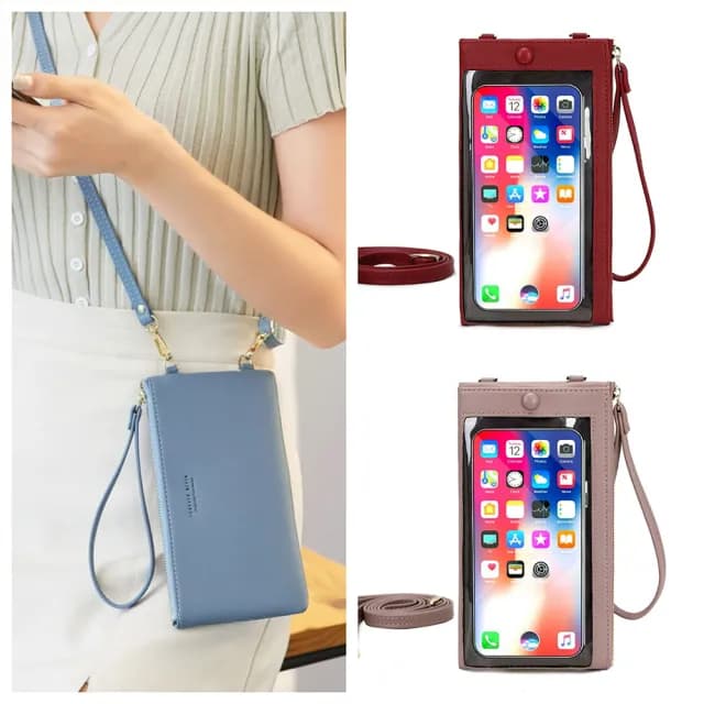 【LEEHER】雙11 手機包/觸控手機包/手機包斜背/手腕包/手拎包/手拿錢包/皮包/斜背長夾/觸屏手機