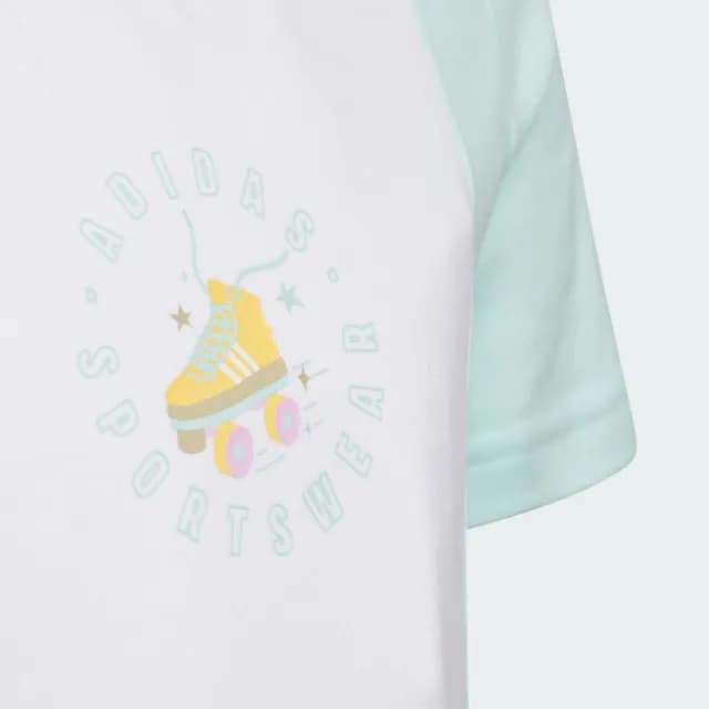 【adidas 愛迪達】短袖上衣 T恤 童裝 IY8117