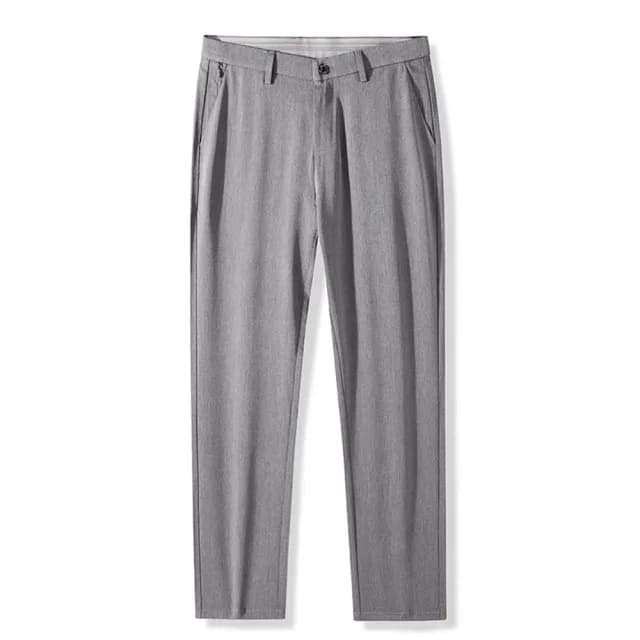 【米蘭精品】現貨+預購 男商務西裝褲修身西裝褲直筒機能免燙(男長褲休閒彈力天絲抗皺父親節禮物3色74gq19)