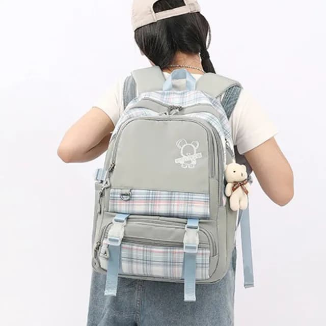 【MoonDy】情人節禮物 包包 包包/後背包/尼龍後背包/女書包/可愛包包/大學生包包/日系包包/大容量後背包/格