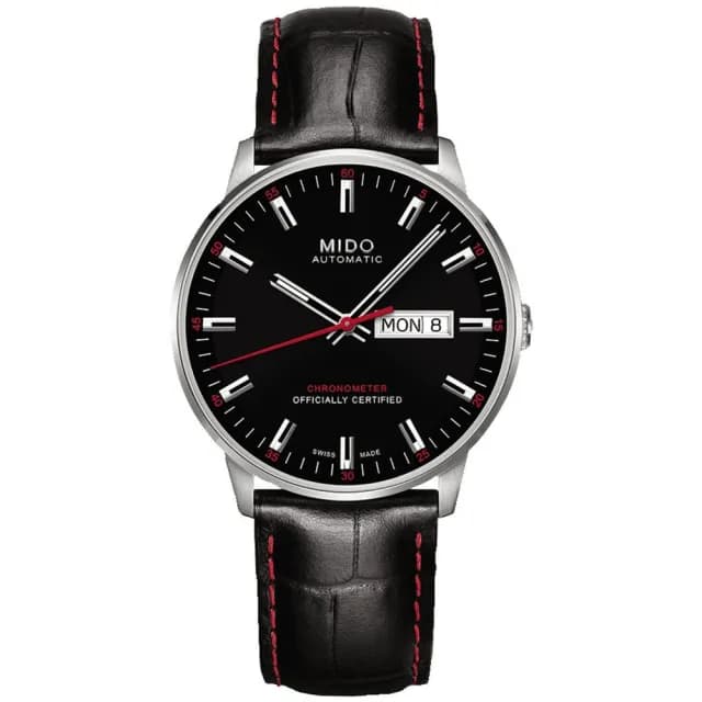 【MIDO 美度】香榭系列 日曆機械腕錶 畢業禮物 送禮 推薦(M0214311605100)