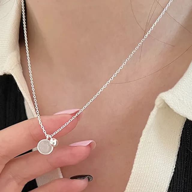 【LEESA】父親節禮物 女生項鍊 飾品 禮物閨蜜 女友生日禮物 桃花 招財 水晶項鍊 開運 項鍊女 歐美項鍊