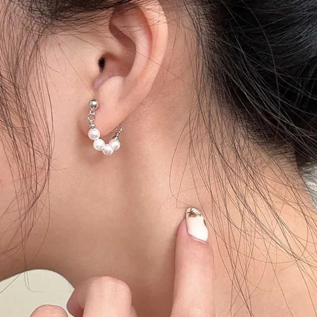【LEEHER】情人節禮物 七夕 耳環純銀/低敏耳環/銀針耳環/韓國飾品/韓國耳環/生日小物/生日禮物/耳環/銀耳環