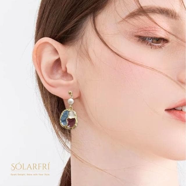 【SOLARFRi】銀針耳環｜優選親膚材質配戴舒適 附品牌禮盒包裝(閨蜜情人女友母親老婆禮物)