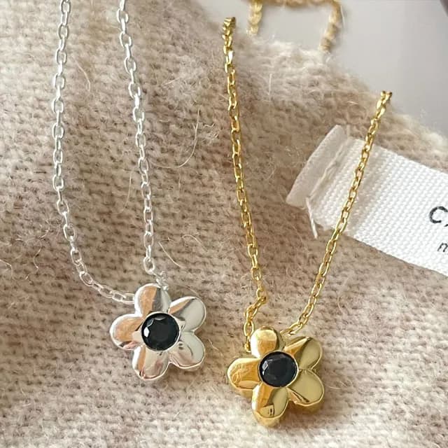 【LEESA】花環項鍊\純銀項鍊\閨蜜項鍊\鎖骨鏈\造型項鍊\高級飾品\短項鍊\女朋友生日禮物\送禮\