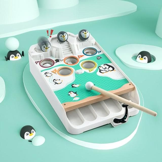 【Top Bright】企鵝寶寶撞球台(手眼協調/感統玩具/精細動作/聖誕節禮物)