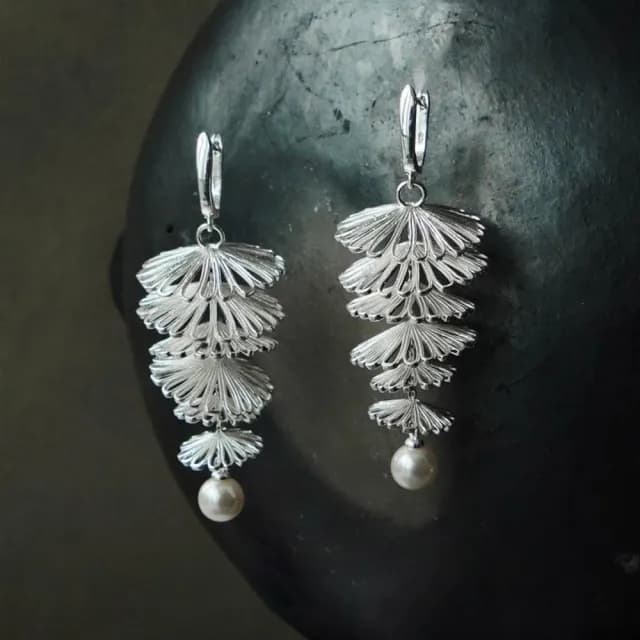 【MoonDy】情人節禮物 七夕 包包 耳環 松果耳環 歐美耳環 造型耳環 垂墜耳環 大耳環 浮誇耳環 流蘇耳環 氣