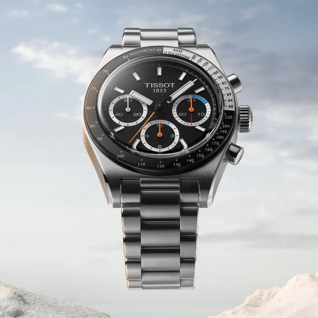 【TISSOT 天梭 官方授權】PRS 516 1970復刻計時機械腕錶 七夕 情人節 送禮 推薦(T1494592105100)
