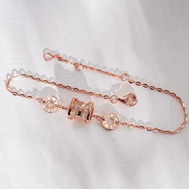 【LEESA】復古手飾\女生日禮物\手環\手鍊\925純銀手鍊\高級飾品\女生甜酷風\轉運手飾\設計感\週