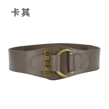 【LEEHER】女生/腰封/真皮腰帶/復古風皮帶/鬆緊腰封/彈力腰帶/毛衣皮帶/造型腰封/皮具/寬腰帶/禮物
